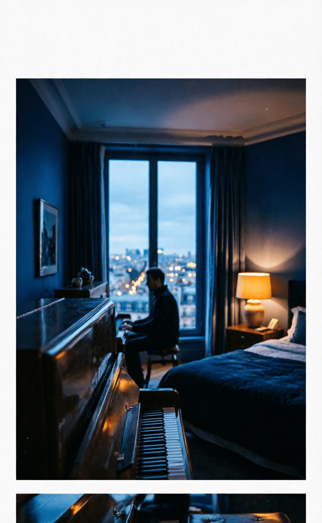 Illustration éditoriale autour de La chambre des époux